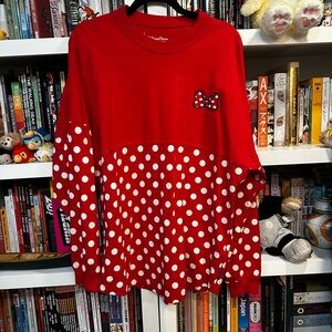 Disney Minnie Red and White Polka Dot Spirit Jersey